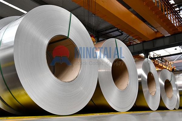 Thermal insulation aluminium coil for pipeline