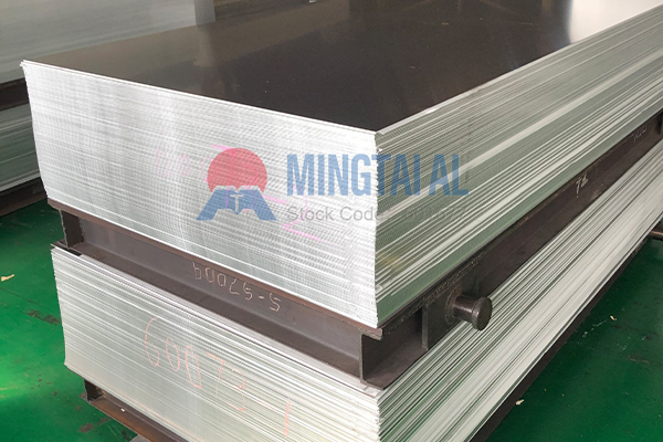 Marine aluminum sheet for masts