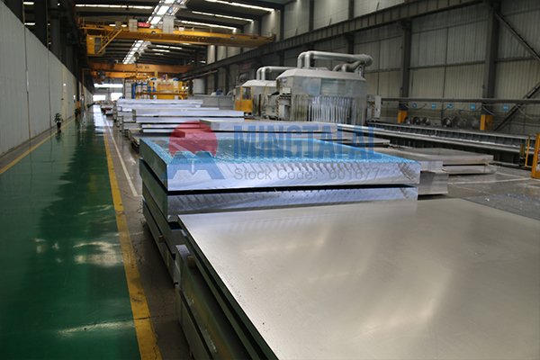 bare aluminum sheet