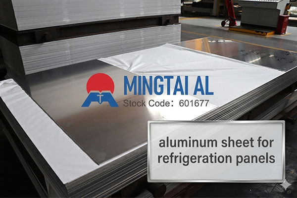 aluminum sheet for refrigeration panels