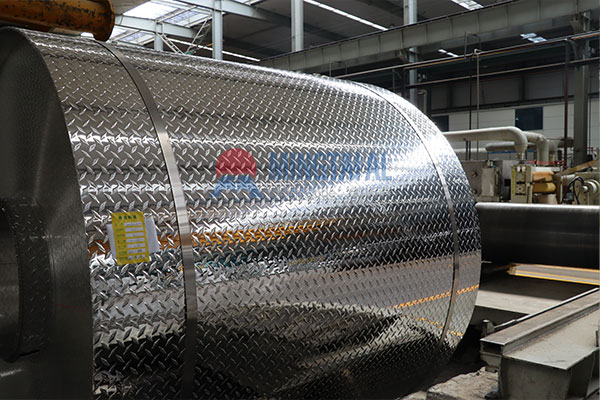 embossed aluminum coil for automotive trim